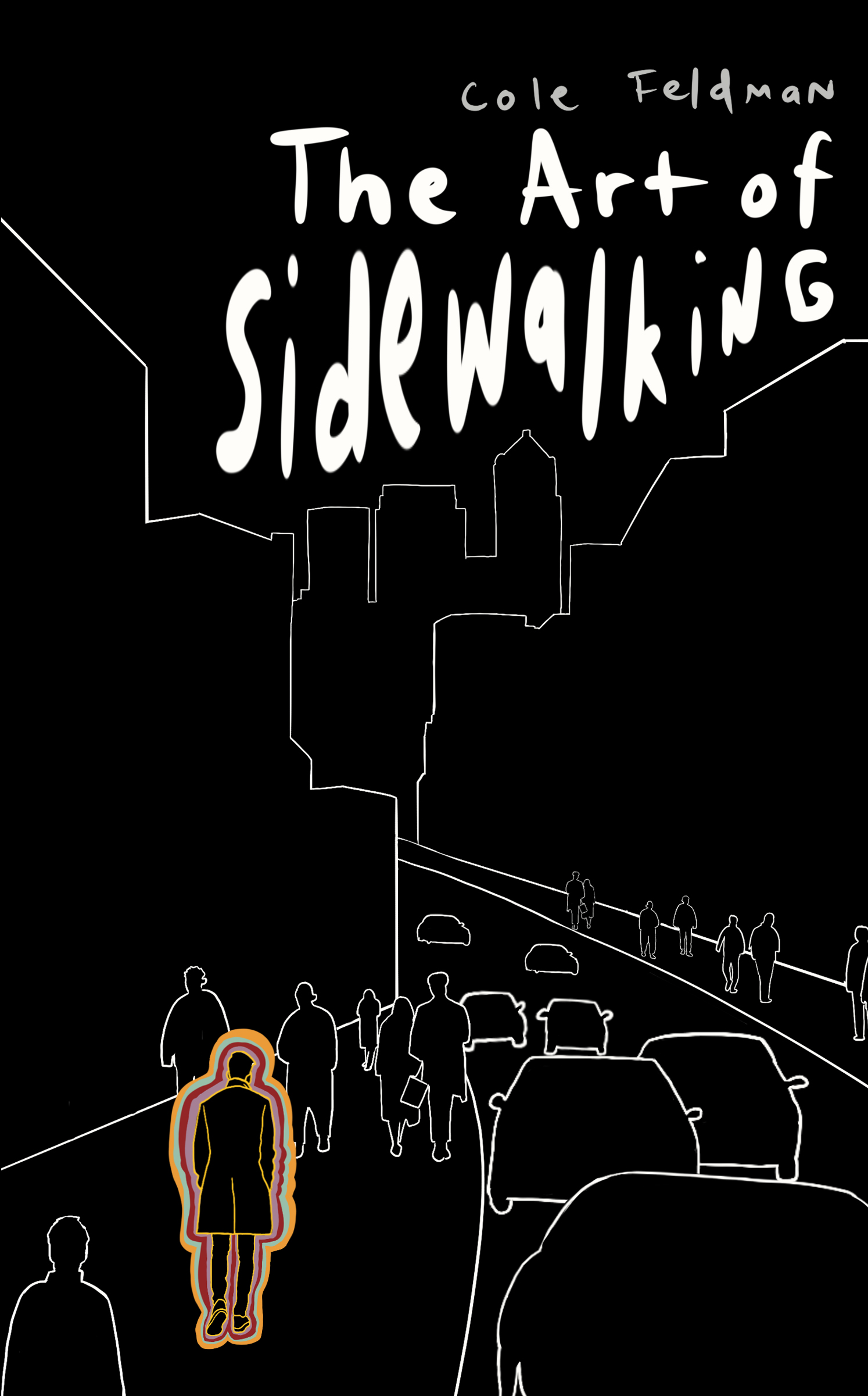 Front cover of The Art of Sidewalking, a book of poetry